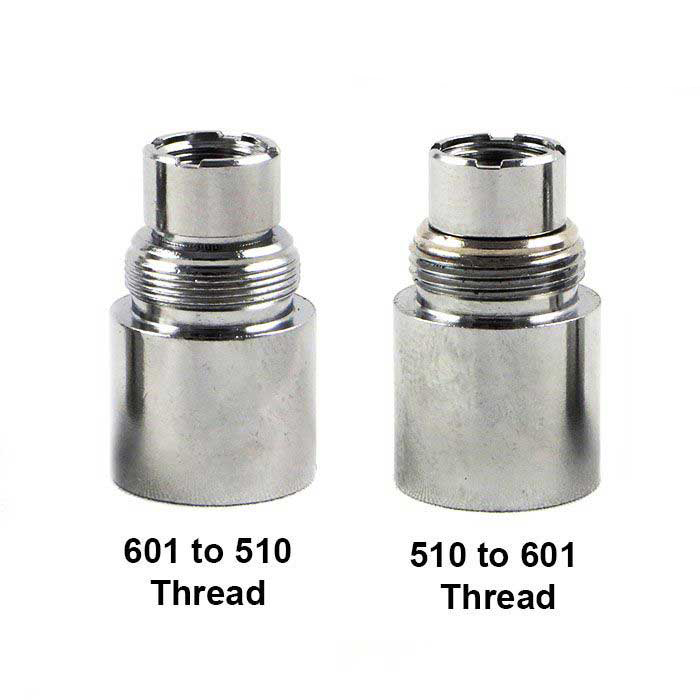 601 / 710 / 510 Thread Adapter Best 601 Thread Battery & 601 to 510