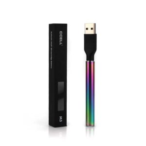 CCell M3 oil vape pen battery rainbow