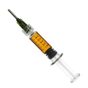 oil cartridge syringe with oil inside