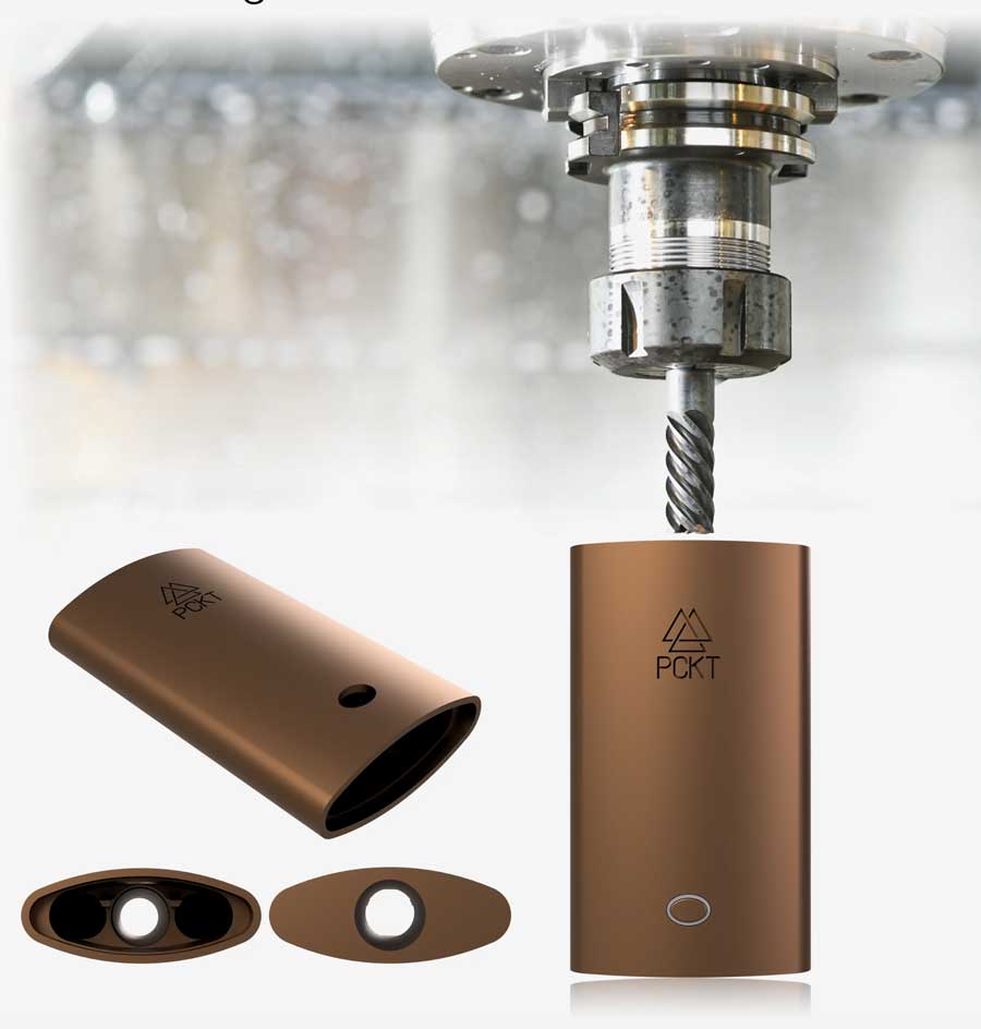 PCKT One Plus Battery Best Oil Vape Cartridge Battery 510 Thread