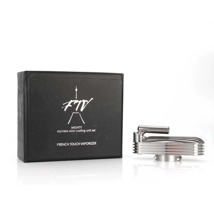 Mighty Vaporizer Cooling unit by French Touch Vaporizer with packaging Mighty Vaporizer Cooling unit by French Touch Vaporizer with packaging