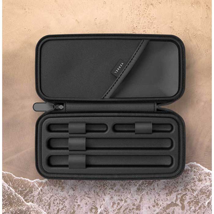 Vessel Brnd carrying case lifestyle photo Vessel Brnd carrying case lifestyle photo