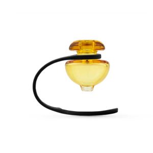 Puffco Peak Ball and Tether sunset yellow glass