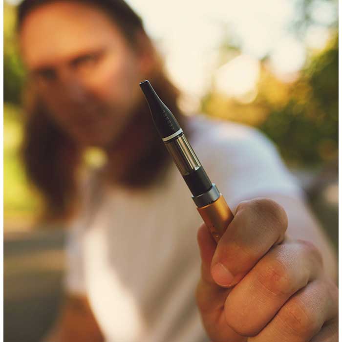 Vessel Core Battery lifestyle photo in hand Vessel Core Battery lifestyle photo in hand