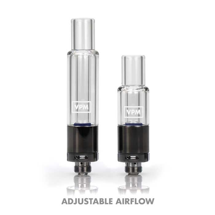 all glass oil cartridge adjustable airflow