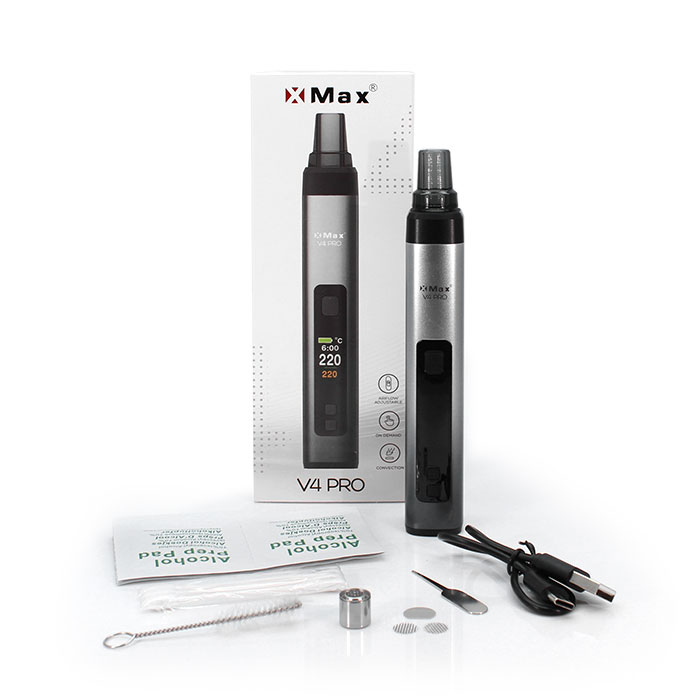 XMax V4 Pro Flower Vaporizer Packaging