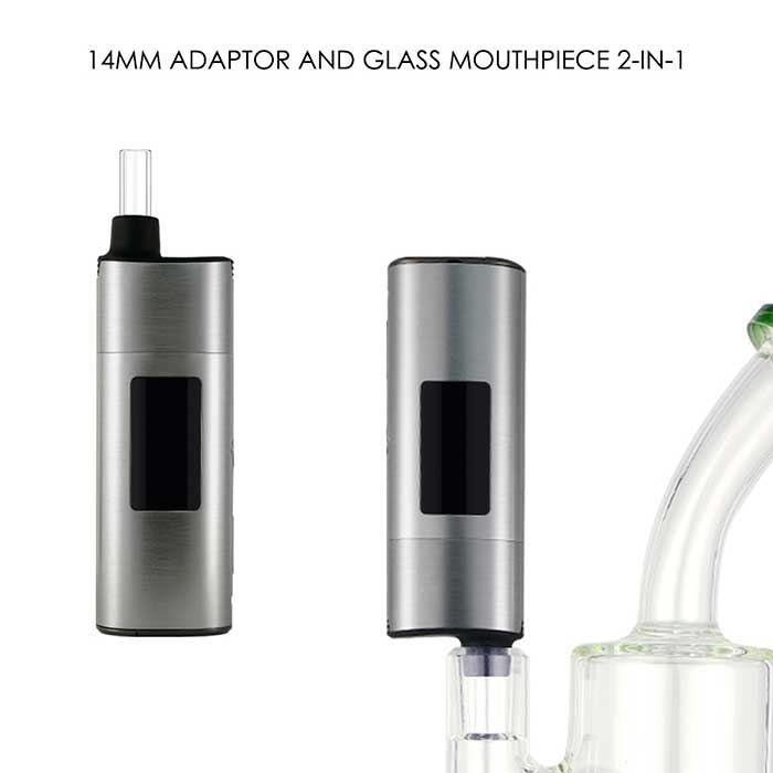 Xvape Roffu Glass Water Pipe Adapter with Glass Mouthpiece