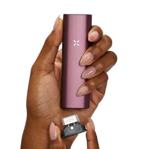 PAX Plus Vaporizer Berry in hand