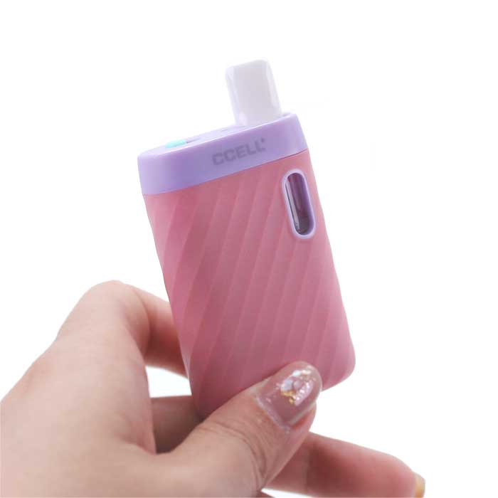 CCell Sandwave Battery in hand view CCell Sandwave Battery in hand view