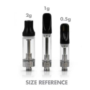 VPM 2g two gram cartridge size reference