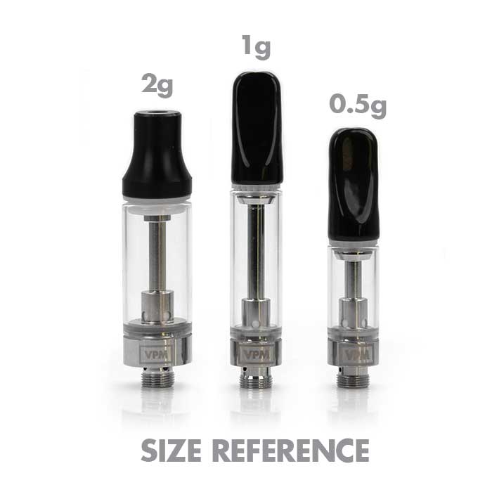 VPM 2g two gram cartridge size reference VPM 2g two gram cartridge size reference