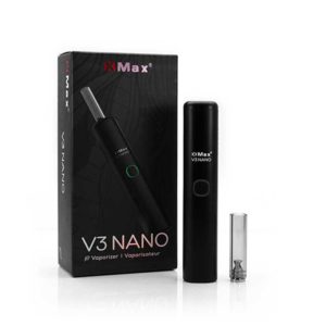 XMax V3 Nano dry herb vaporizer black packaging