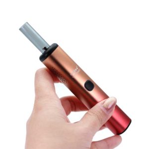 XMax V3 Nano dry herb vaporizer in hand view