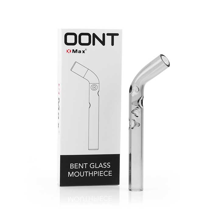 XMax OONT Dry Herb Compact Vaporizer Bent Glass Mouthpiece Packaging