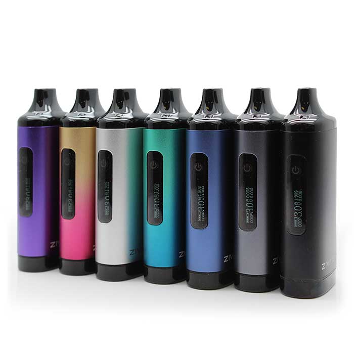 Yocan Ziva Pro Battery All Colors Screen on
