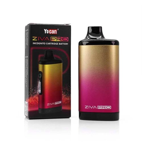 Yocan Ziva Pro Battery Yellow Pink Gradient Packaging