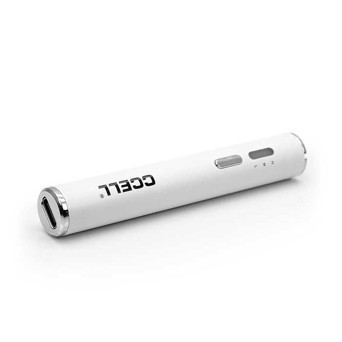 CCell M3B Plus Vape Battery Angle White