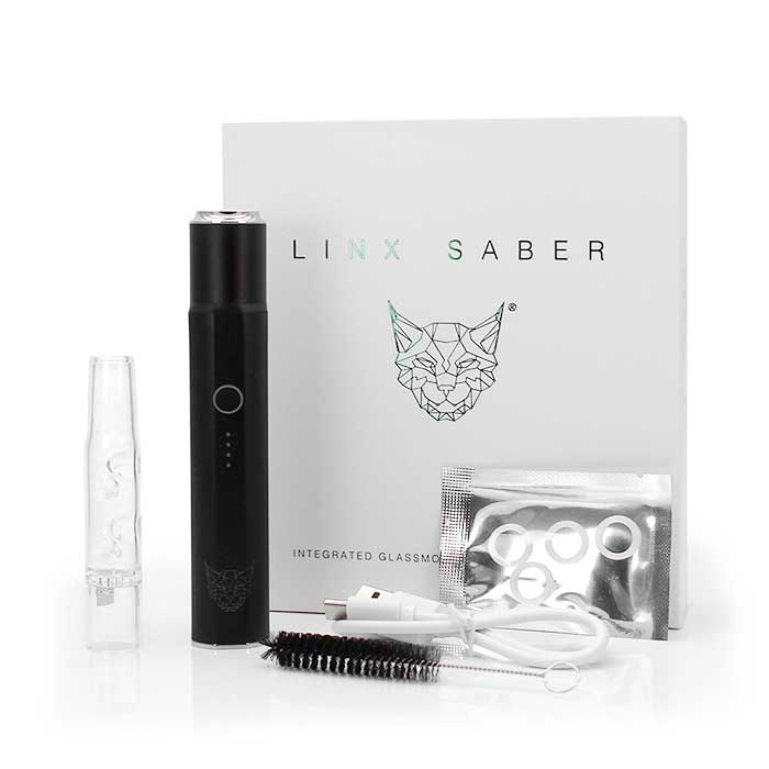 Linx Saber Dry Herb Vaporizer Packaging