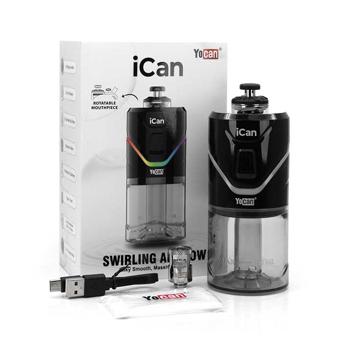 Yocan iCan E rig Packaging Black