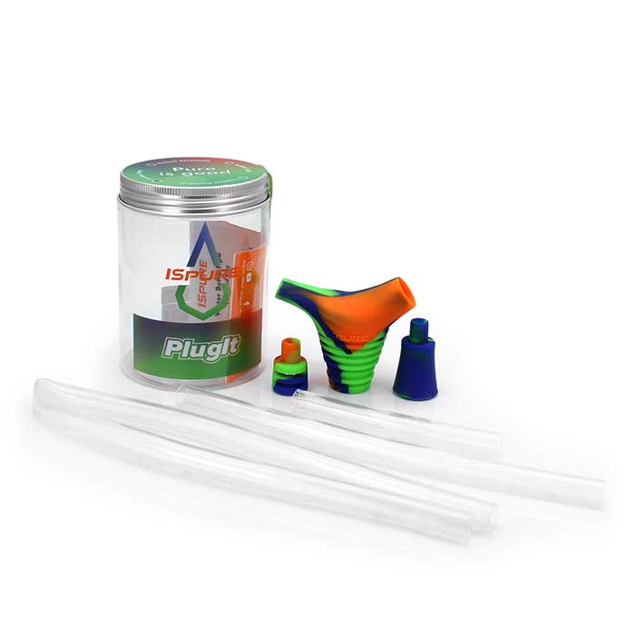 Ispure Plugit Dab Water Pipe whats in the box