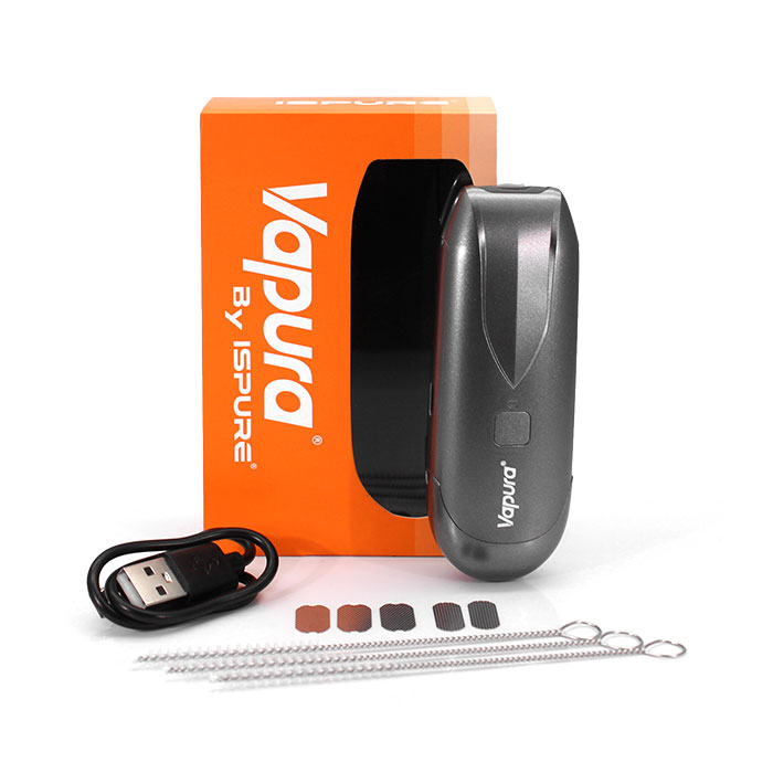ISPURE Vapura Dry Herb Vaporizer Packaging
