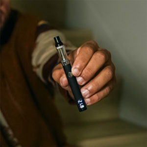 VPM NRGY Cart Pen Battery in Hand Lifestyle