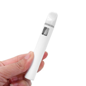 VPM Frost Pro Ceramic All in one Disposable Vape in hand