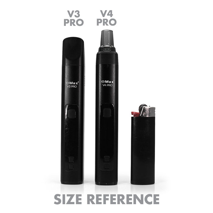 XMax V4 Pro Dry Herb Vape Size Reference