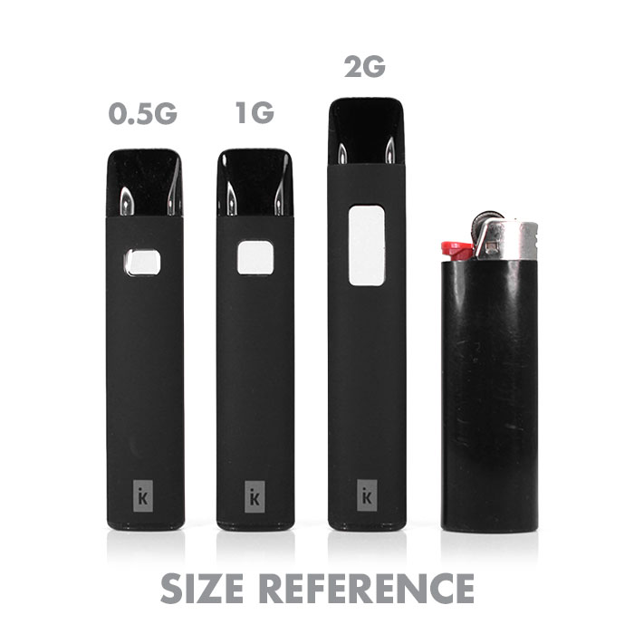iKrusher Viz Pro Postless AIO Vape Size Reference