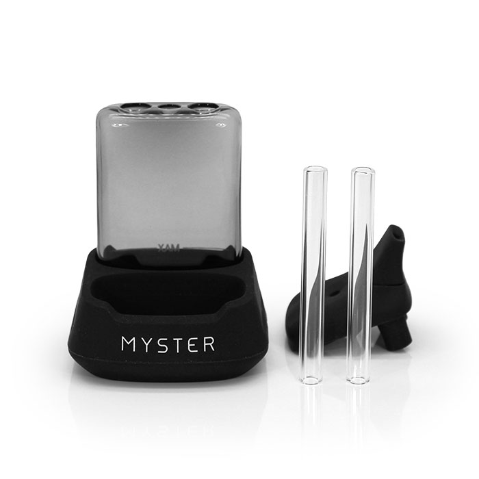 Myster-Vape-Split-Station-Dual-Cart-Battery-Water-Pipe-Attachment
