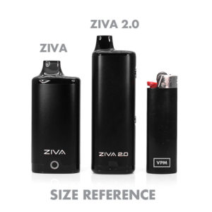 Yocan Ziva 2.0 Oil Cartridge Battery Size Reference
